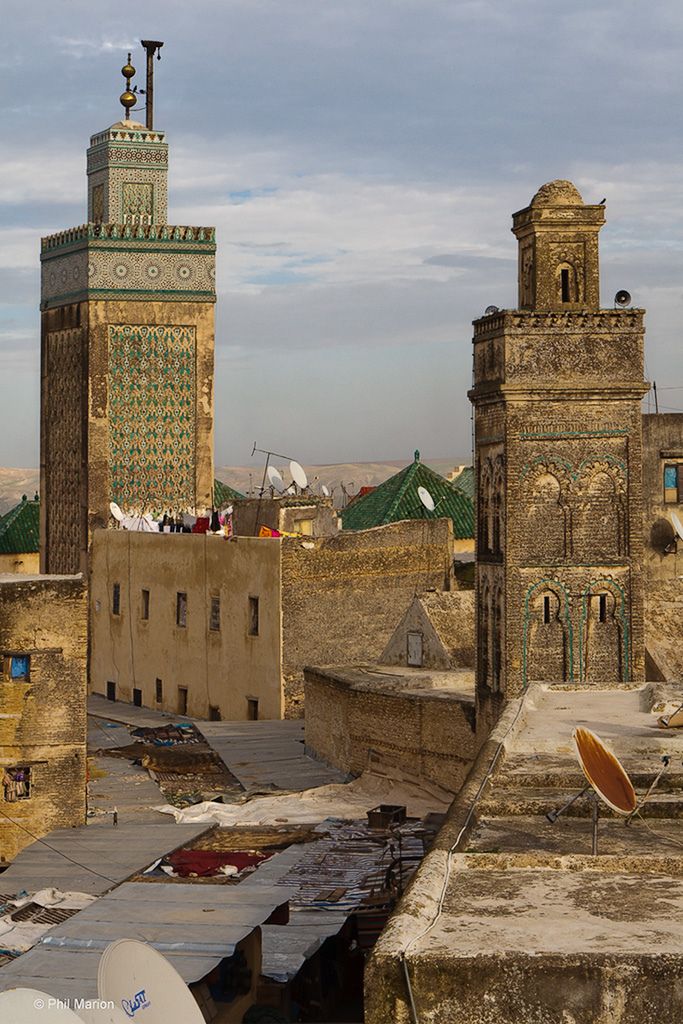 rooftops and minarets – Fes, Morocco